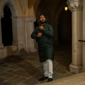 Deep Green Kameez Shalwar