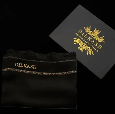 Mens Wool-Blend Shawl in Black