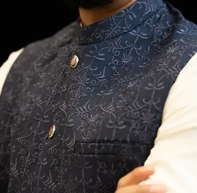 Royal Embroidered Vest