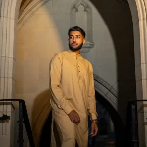 Camel Brown Kameez Shalwar