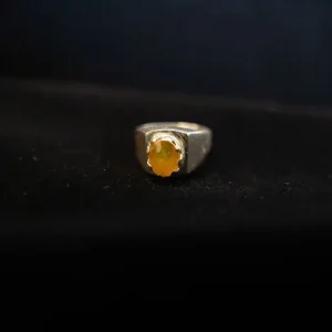 Yellow Sapphire Stone set in Silver