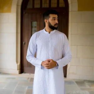 Elegant White Kurta Suit