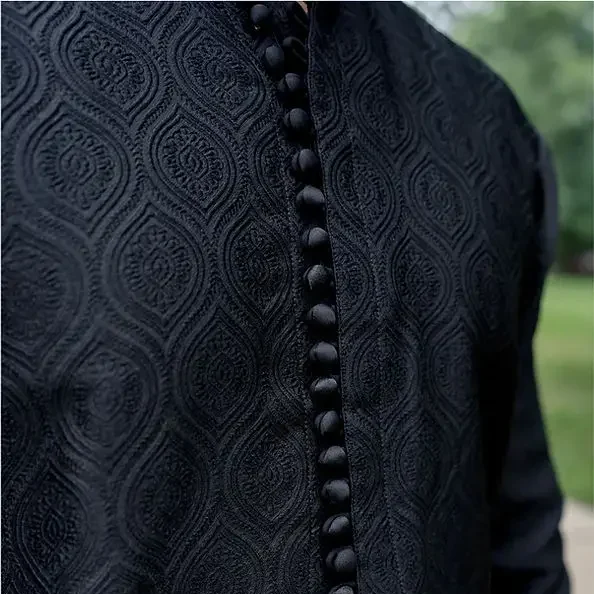 Royal Black Kurta Suit