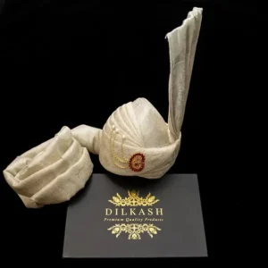 Wedding Kulla (Royal Hat) Ivory White